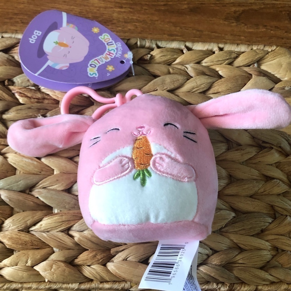 Squishmallows Easter: Bop the bunny 3.5" Clip